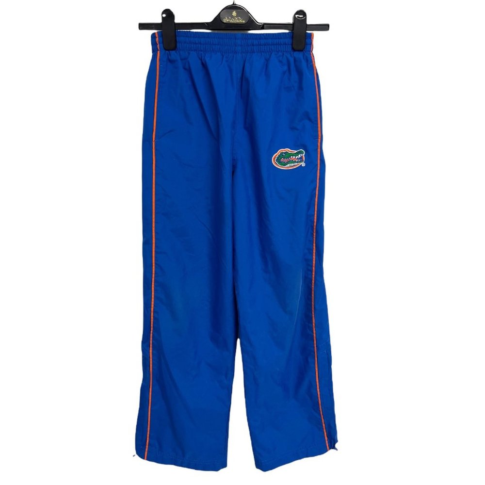 Florida Gators Boy's Blue and Orange Striped Track Pants Size M